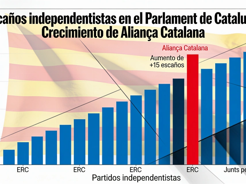 El independentismo roza la mayoría en Cataluña por el avance de AC Español.News