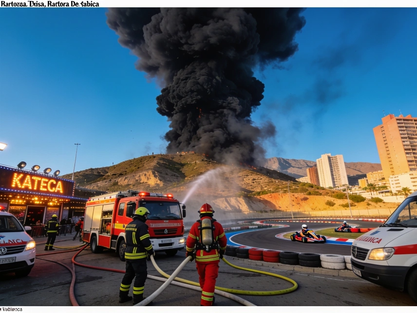 Un incendio en Armanello obliga a un gran despliegue en Benidorm Español.News