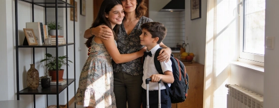 Paula Echevarría se enfrenta a la separación de sus hijos en un inicio de curso diferente © espanol.news