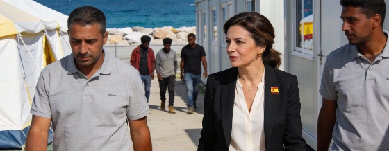 Elma Saiz vuelve a Ceuta tras la crisis migratoria de julio © espanol.news