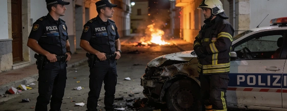 Guardias civiles y bomberos apedreados durante un incendio en Ceuta © espanol.news