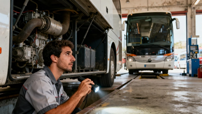 Por qué uno de cada cuatro autobuses en España no pasa la inspección técnica a la primera Español.News
