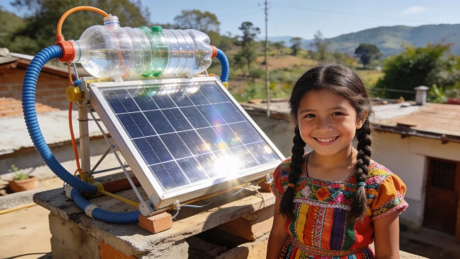 Una niña de 8 años revoluciona el acceso al agua caliente Español.News