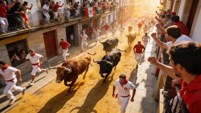 Sexto encierro de San Fermín 2026: velocidad y tensión en Pamplona Español.News