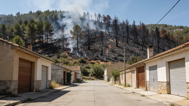 Evacuados tres pueblos en Zaragoza por un incendio fuera de control Español.News