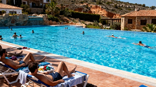 Dónde encontrar la piscina pública más grande, larga, artificial y salada de España Español.News