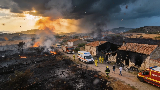 Evacuadas 1.500 personas por un incendio descontrolado en Ávila Español.News