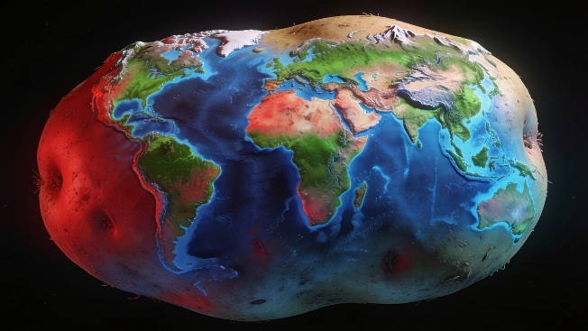 La imagen de la NASA que revela la verdadera forma del geoide terrestre Español.News
