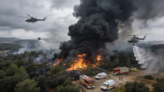 Tensión entre bomberos forestales y Gobierno de Madrid en plena emergencia Español.News