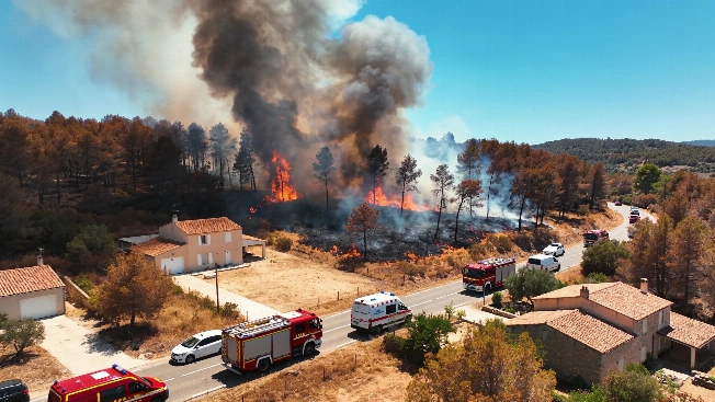 Alerta por temperaturas extremas y riesgo de incendios en el sur de Francia Español.News