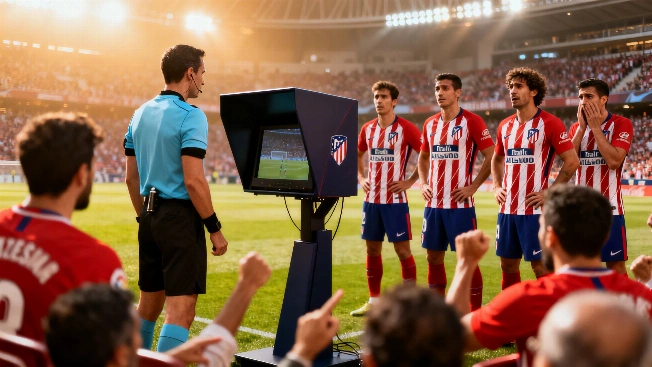 Controversia por el VAR: secretos detrás de las decisiones arbitrales en partidos del Atlético Español.News
