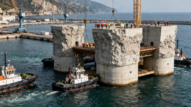 70 megabloques de hormigón y seis kilómetros mar adentro: así Génova desafía a Barcelona y Valencia Español.News