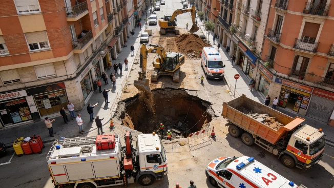 Barcelona activa ayudas urgentes para vecinos y comercios tras el socavón de la L9 Español.News