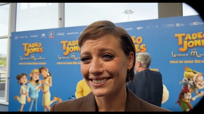 Michelle Jenner revela su momento más personal en el preestreno de Tadeo Jones Español.News