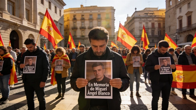 Palma organiza minuto de silencio por Miguel Ángel Blanco en la plaza de Cort Español.News
