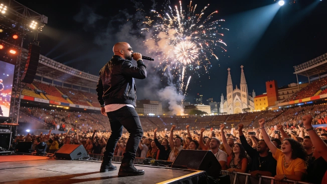 Don Omar reúne a 55.000 personas en Barcelona en su gira mundial Español.News