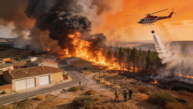Cinco localidades siguen evacuadas por el incendio que arrasa Orés Español.News