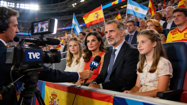 La familia real interrumpida en TVE durante la final del Mundial 2026 Español.News