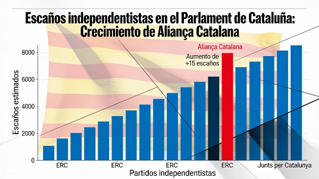El independentismo roza la mayoría en Cataluña por el avance de AC Español.News