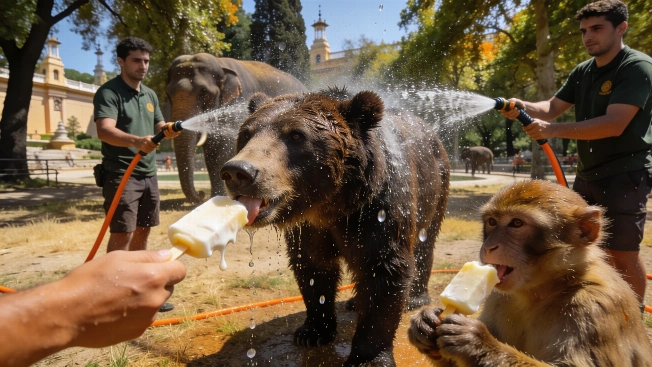 El Zoo de Barcelona refuerza medidas ante la ola de calor extrema Español.News