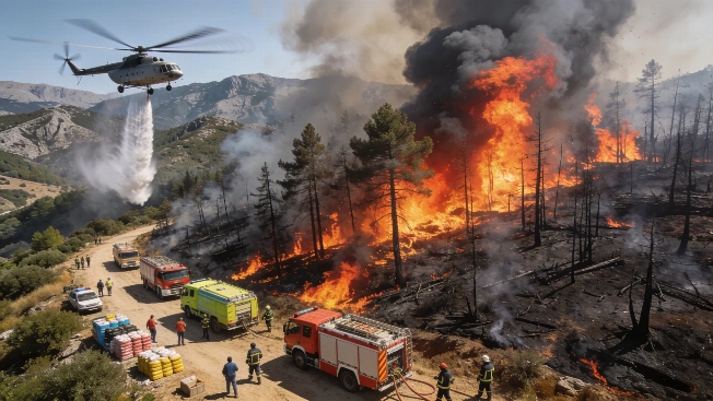 El mayor incendio de la historia en Ávila desborda a los equipos de extinción Español.News