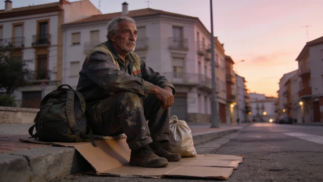 Trabaja con contrato fijo y duerme en la calle Español.News