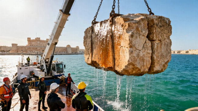 En Egipto recuperan enormes bloques de Faraón ya comenzó la reconstrucción digital Español.News