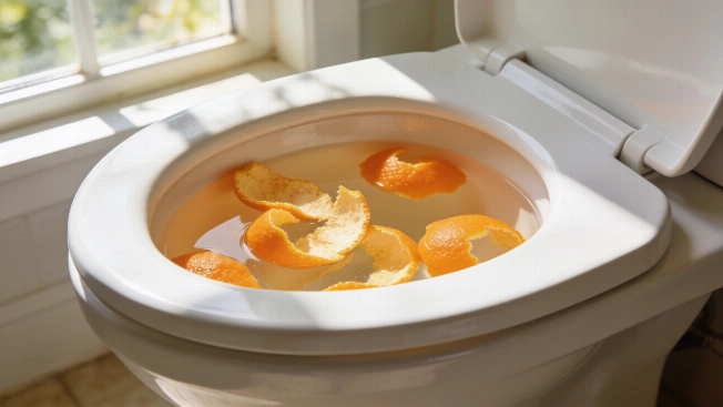 El truco de las cáscaras de naranja en el váter Español.News