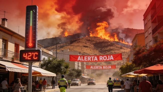 España activa avisos rojos por calor extremo: hasta 44ºC en el este Español.News