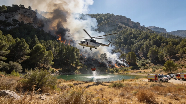 Evacuación masiva en Castellón por incendio sin control y una víctima mortal en Valencia Español.News