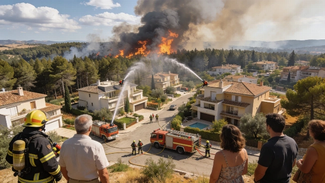 Urbanizaciones de lujo en Madrid refuerzan medidas ante el avance de incendios Español.News