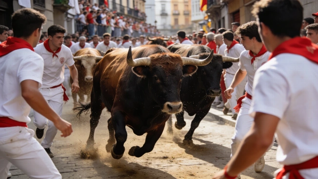 Tercer encierro de San Fermín 2026: velocidad y tensión en Pamplona Español.News