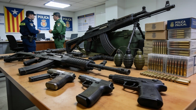 Desmantelada en Cataluña una red de armas dirigida desde prisión Español.News