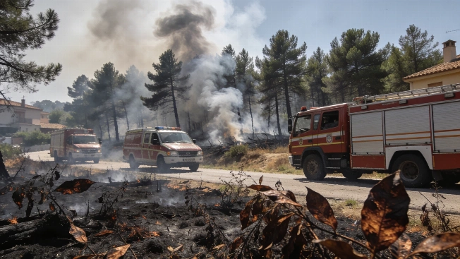 Incendio en Mont-roig del Camp obliga a cortar trenes y confinar El Casalot Español.News