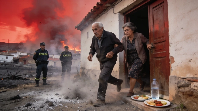 Últimos vecinos de Chapinería evacuados tras ignorar la alerta por incendios Español.News