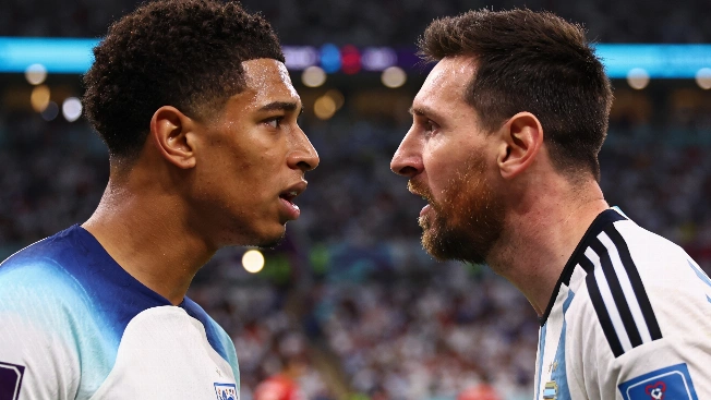 Bellingham detalla su cruce con Messi durante el Inglaterra-Argentina Español.News