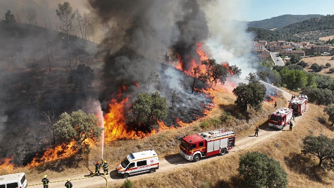 El incendio en La Mierla obliga a evacuar 16 municipios en Guadalajara Español.News