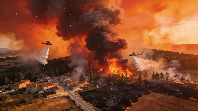 El incendio de Orés arrasa 12.000 hectáreas y fuerza evacuaciones masivas Español.News
