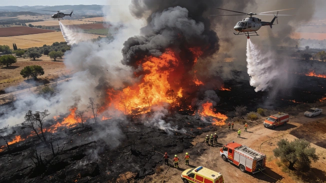 El incendio en el suroeste de Madrid mantiene en vilo a municipios y servicios Español.News