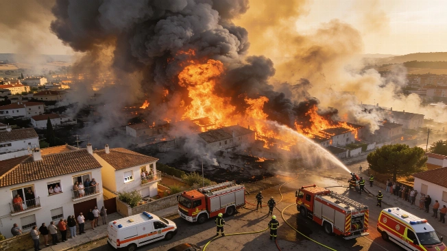 Más de 20.000 personas confinadas por el incendio en la Sierra Oeste Español.News