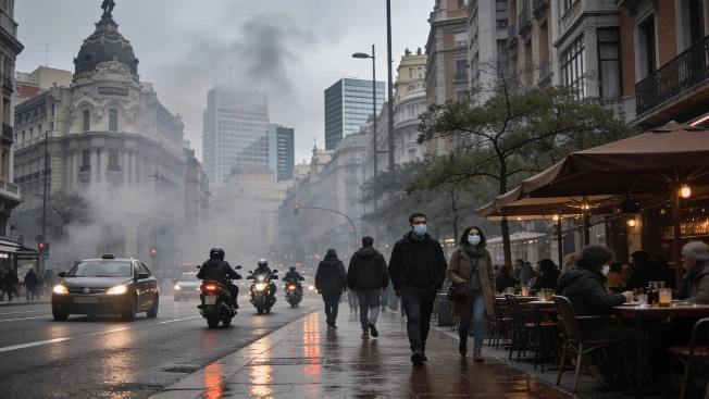 Madrid ignora las alertas por contaminación y llena sus calles pese al humo Español.News