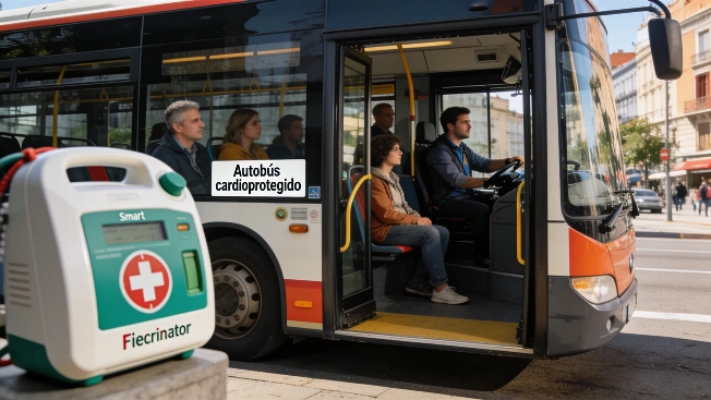 Todos los autobuses de Madrid tendrán desfibrilador Español.News