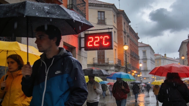Bajada brusca de temperaturas y lluvias intensas en el norte peninsular Español.News
