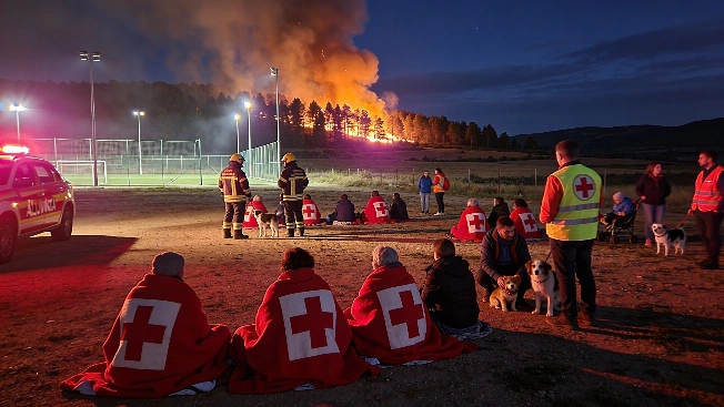 Evacuados y confinados en Cebreros ante el avance del incendio forestal Español.News