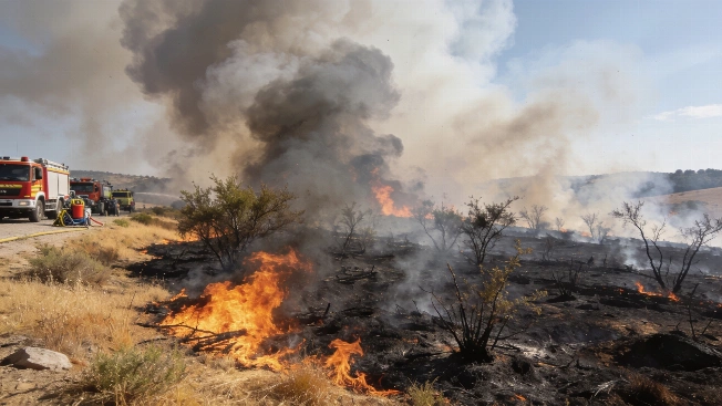 El incendio en Cinco Villas supera 7.600 hectáreas y fuerza evacuaciones masivas Español.News