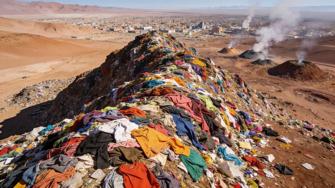 La montaña de ropa europea que asfixia el desierto chileno Español.News