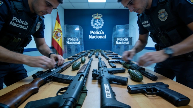 Desmantelada en Málaga una red con arsenal de armas de guerra y drogas Español.News