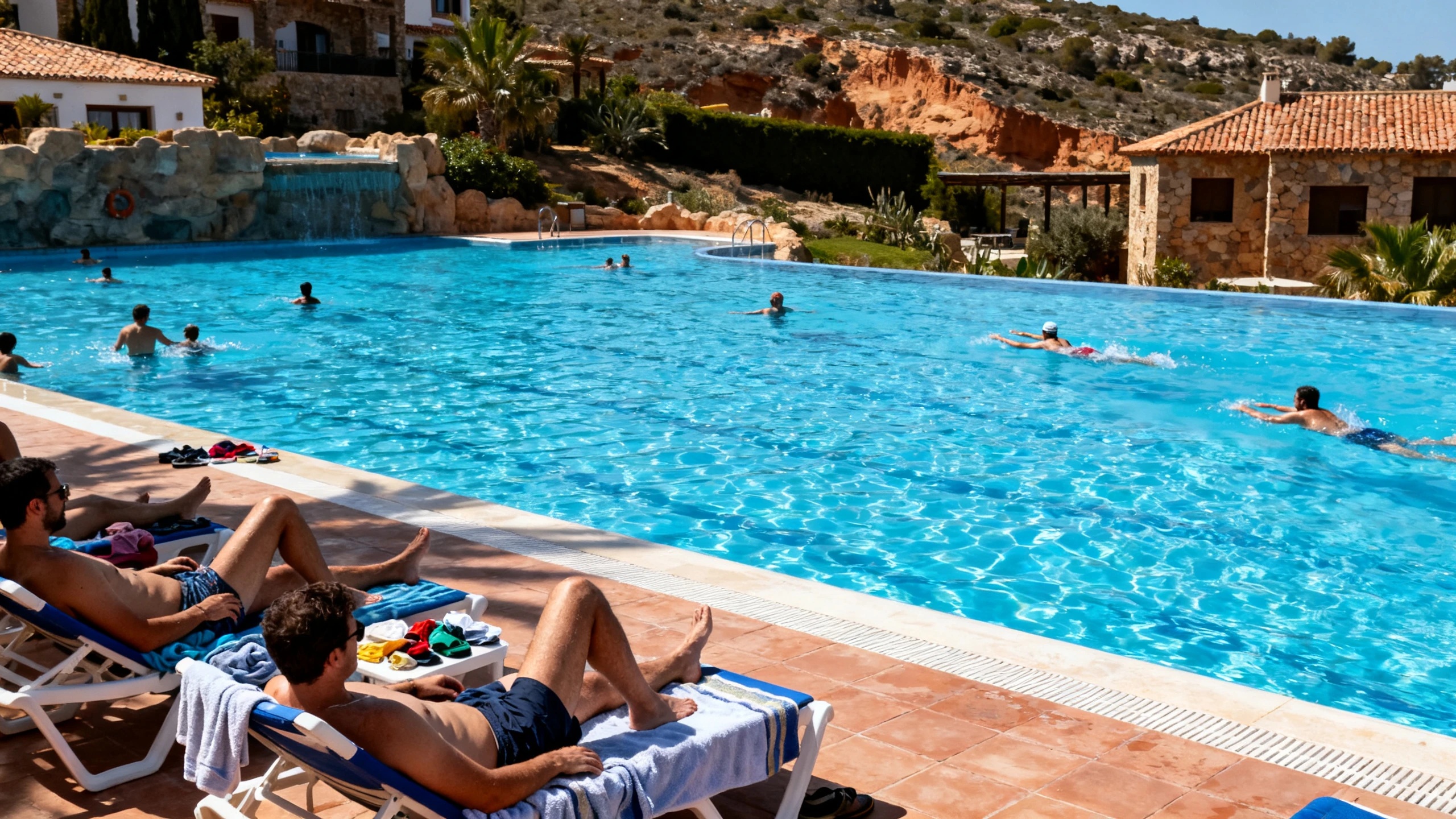 Dónde encontrar la piscina pública más grande, larga, artificial y salada de España Español.News
