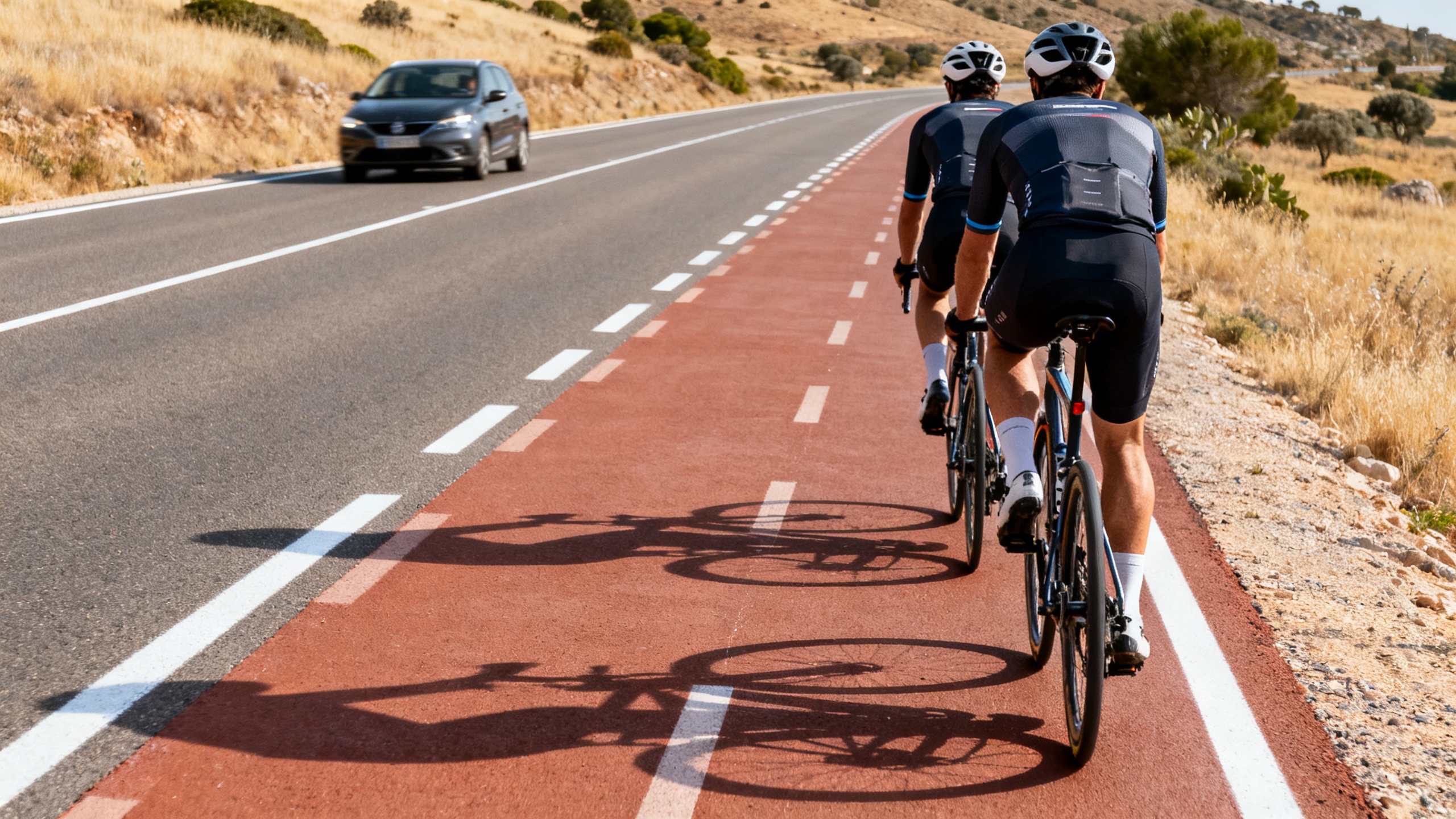 Carriles bici en las carreteras de España Español.News