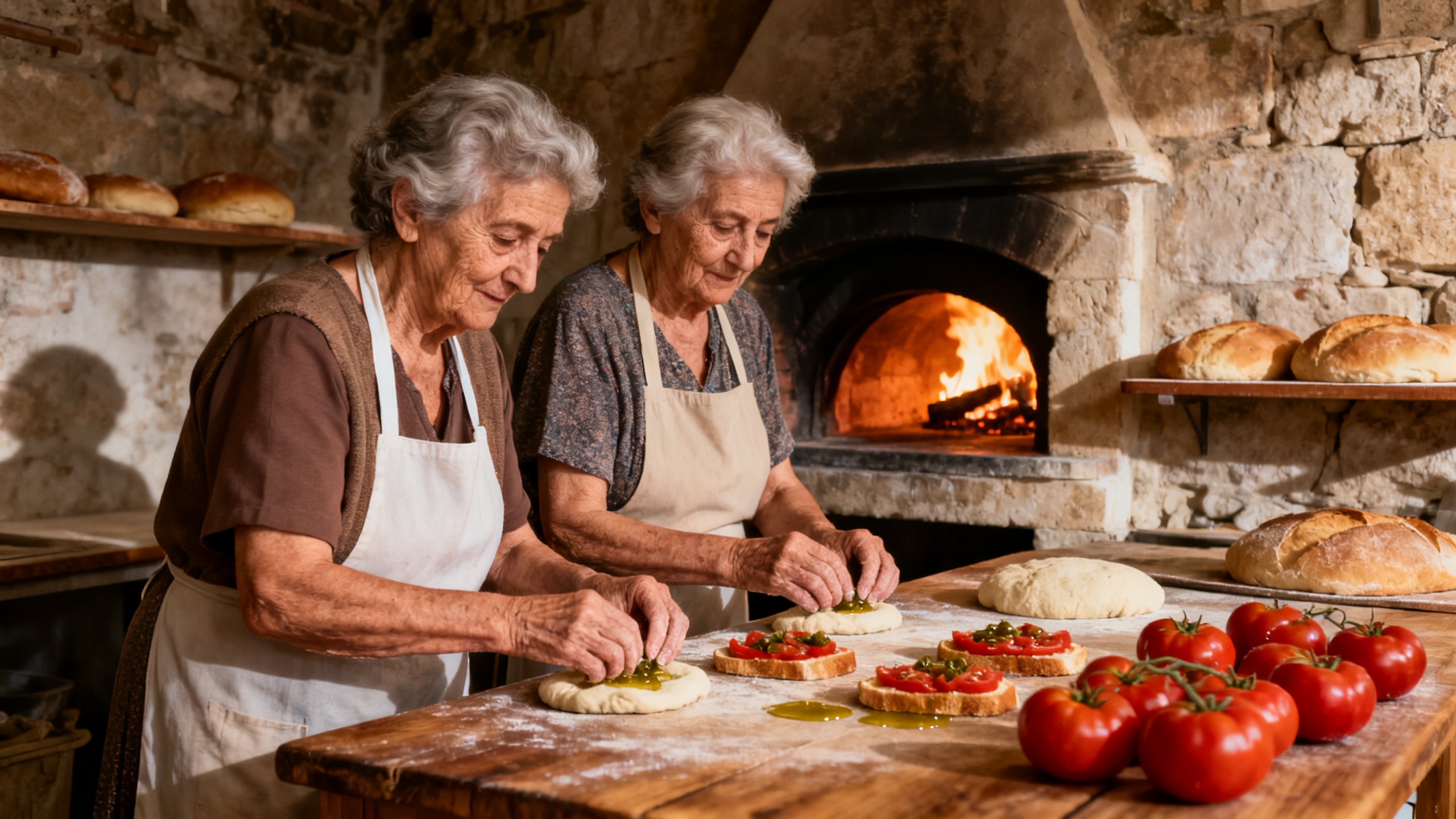 Teresa y Graciela atraen colas ante un horno de más de 700 años Español.News